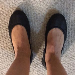 Tieks shoes black leather